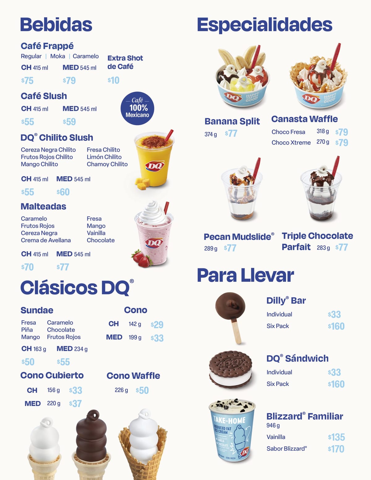 Menú SLP