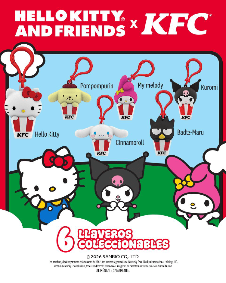 ¡La ternura de Hello Kitty® llegó directo a KFC®!